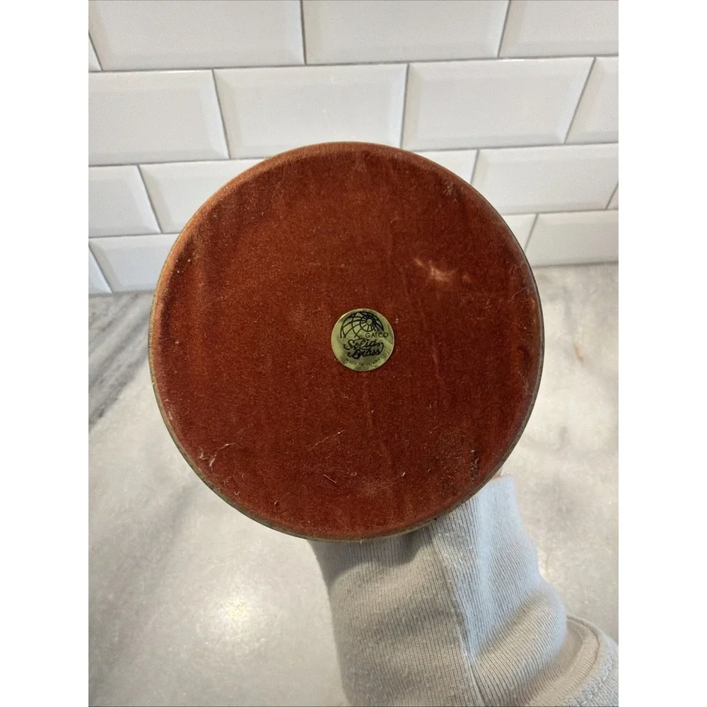 Vintage MCM Gatco SolidBrass‎ Double Hand Towel Ring Holder Stand Bathroom ES008